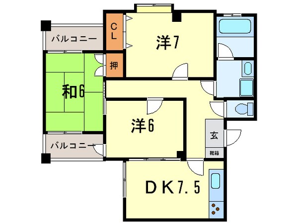 ﾊｲﾂＦＩＧ.ＴＲＥＥの物件間取画像